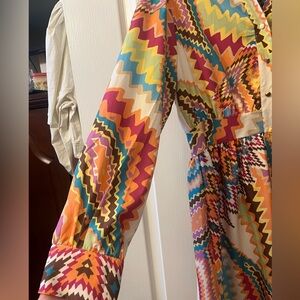 Sunday Multicolor Zigzag Print Jumpsuit